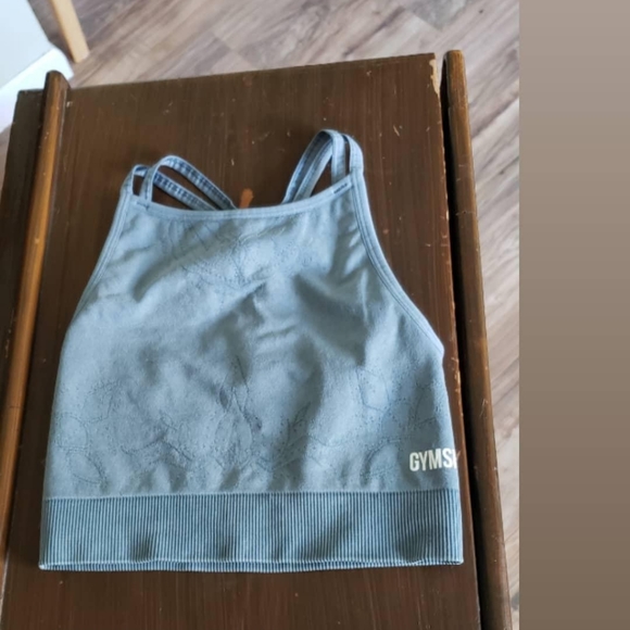 Gymshark Other - Gymshark studio sports bra blue NWOT XS